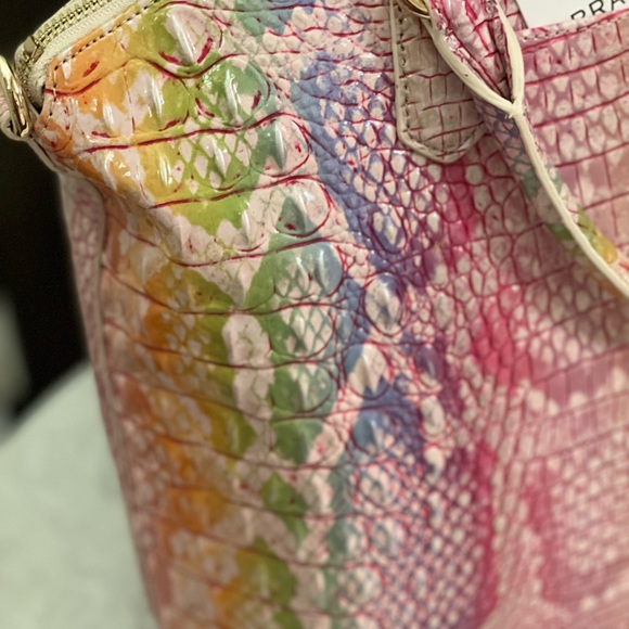 Brahmin Large Duxbury Satchel Optimism Melbourne Bag NWT - Picture 5 of 10